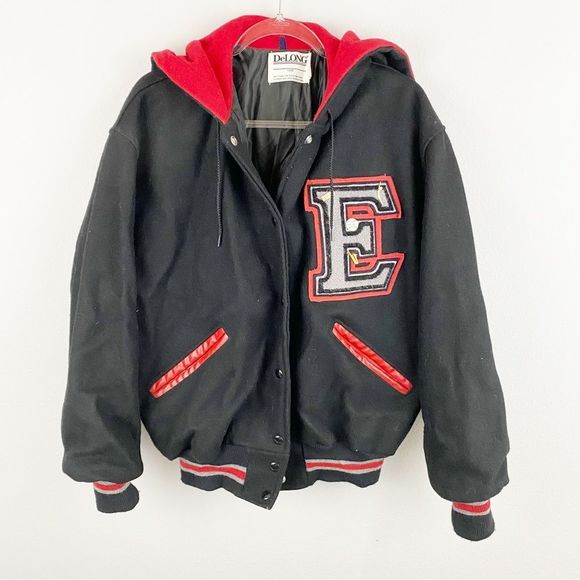 Delong • Vintage Letterman Jacket - Picture 1 of 9